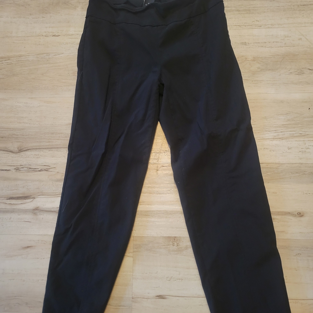 Zac & Rachel Black Straight-Leg Stretch Pants